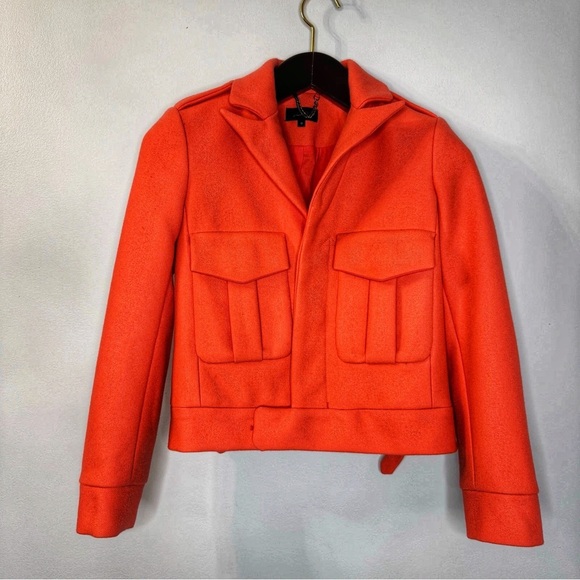 J. Crew Jackets & Blazers - J. Crew Orange Trench Coat with Tailored Silhouette